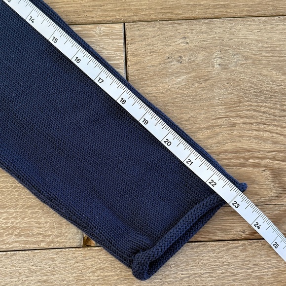 TUCKERNUCK Navy Cotton Americana Sweater | Sz Med - Picture 12 of 12